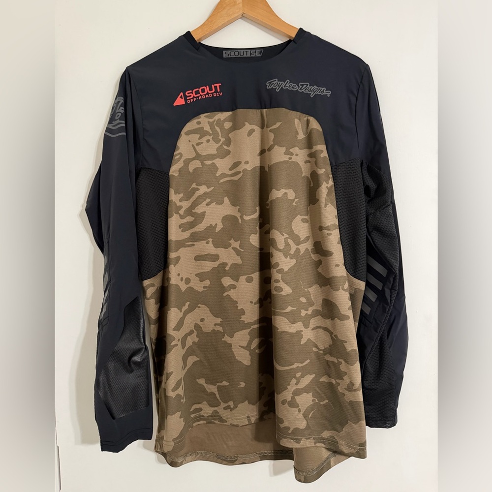 Troy Lee Designs Men's Scout SE Camo Long Sleeve Size Medium